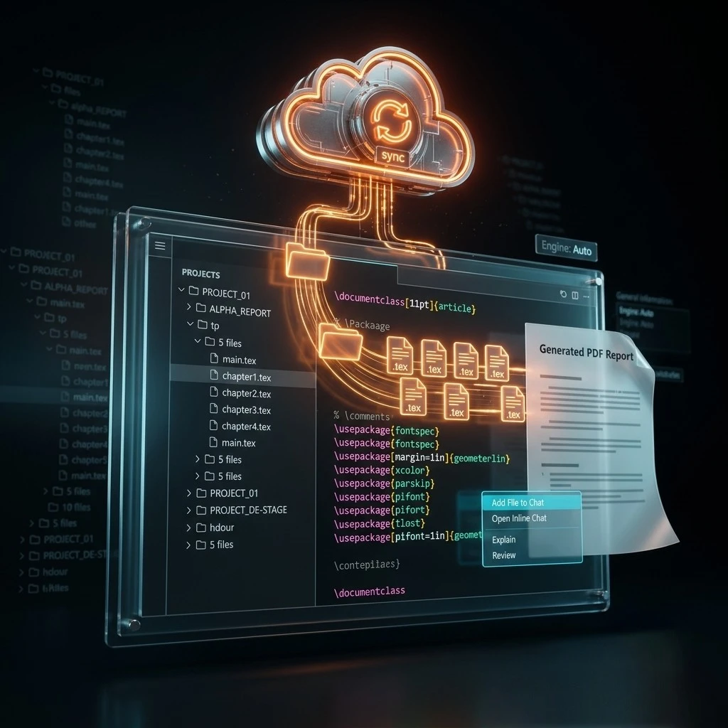 FormaTeX for VS Code v0.2: Cloud Projects, Right in Your Editor