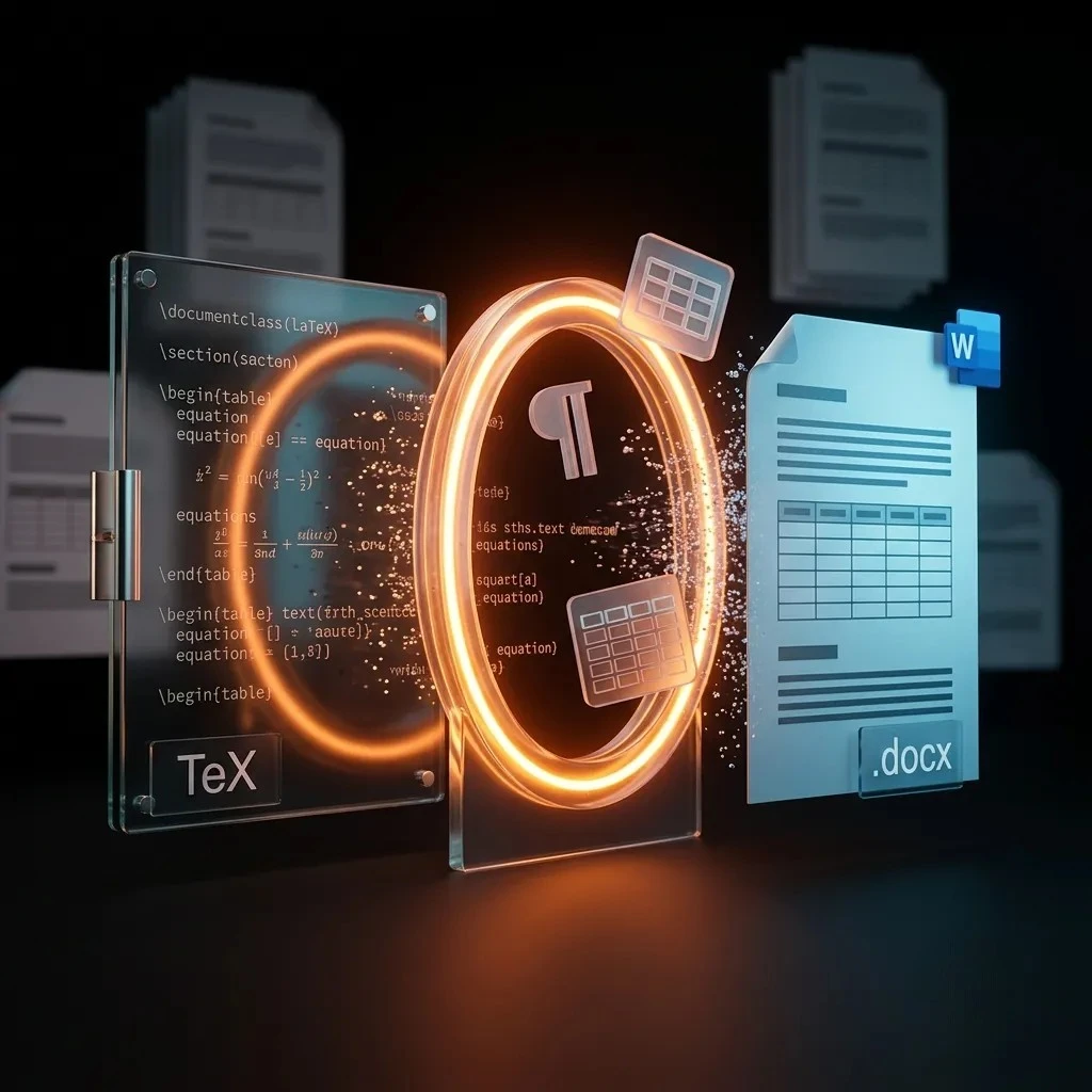 Convert LaTeX to DOCX Online — Free FormaTeX Tool